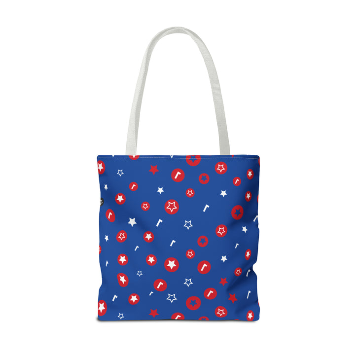 Symbol Pattern Tote Bag (AOP)