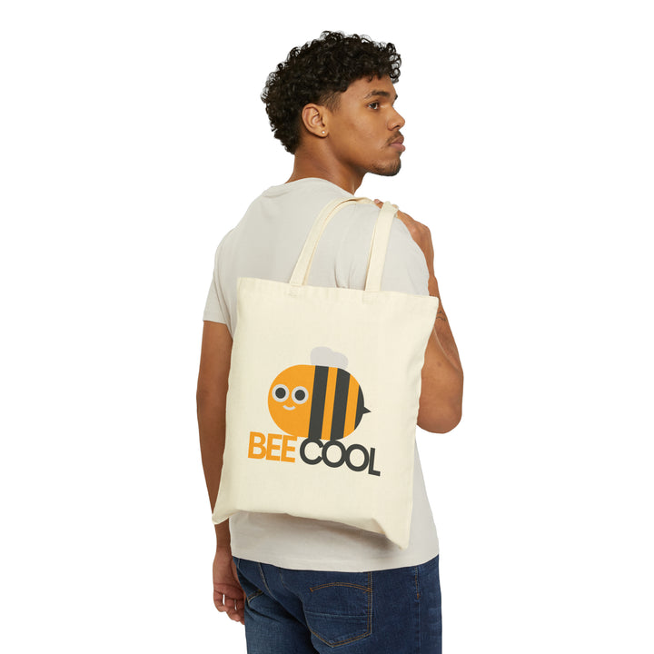 Bee Cool Cotton Canvas Tote Bag