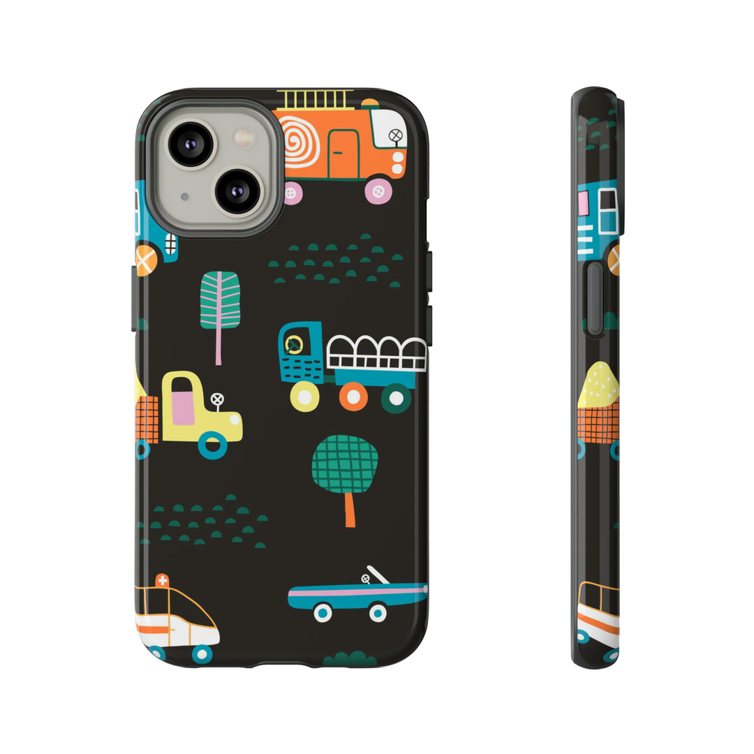 Cars and Trucks Tough Phone Case