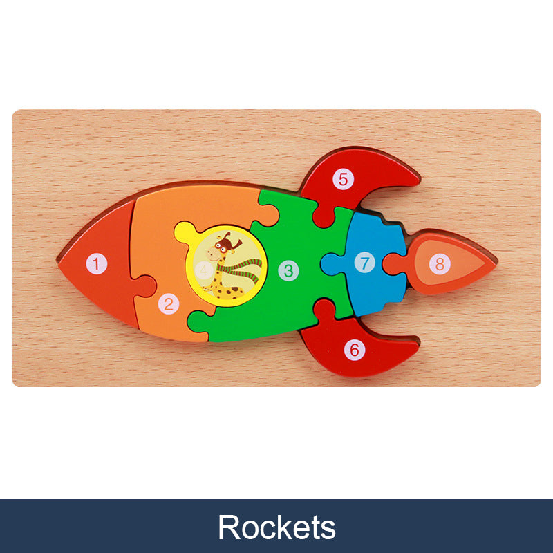 3D Wooden Puzzle