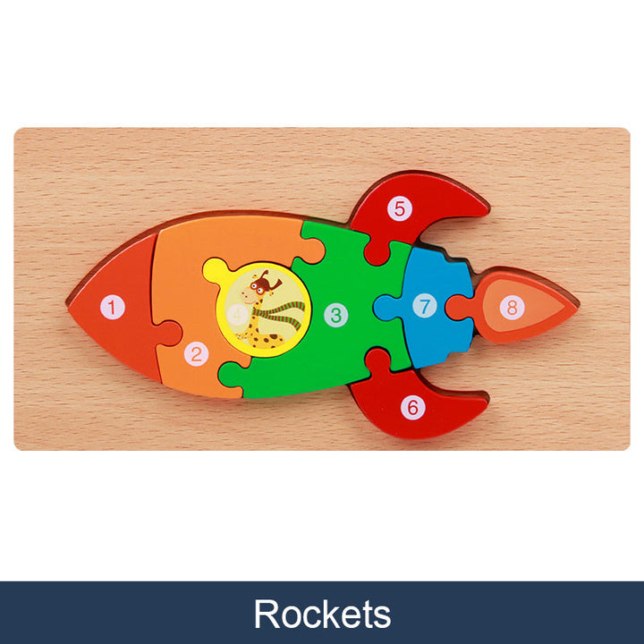 3D Wooden Puzzle