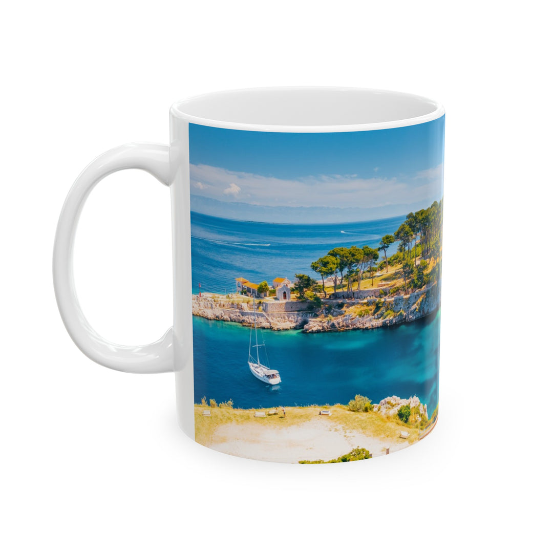 Scenic View Croatia Ceramic Mug, (11oz, 15oz)