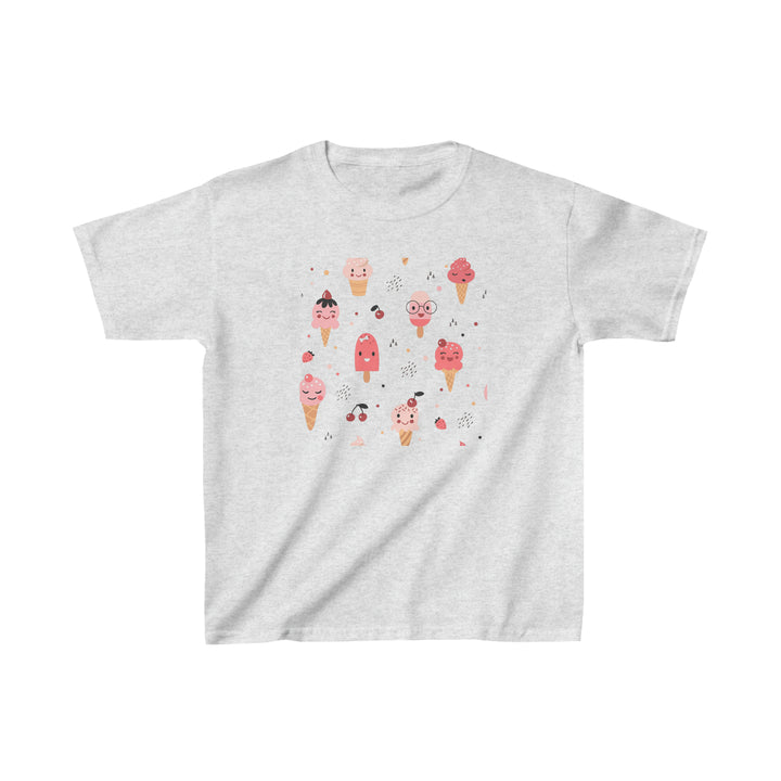 Ice Cream Pattern Kids Heavy Cotton™ Tee