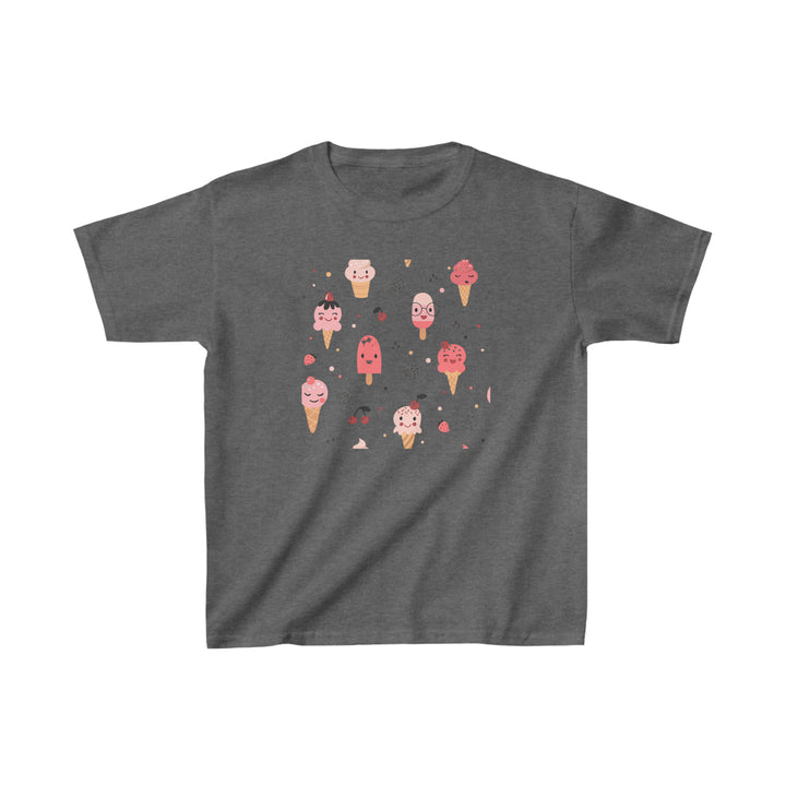 Ice Cream Pattern Kids Heavy Cotton™ Tee