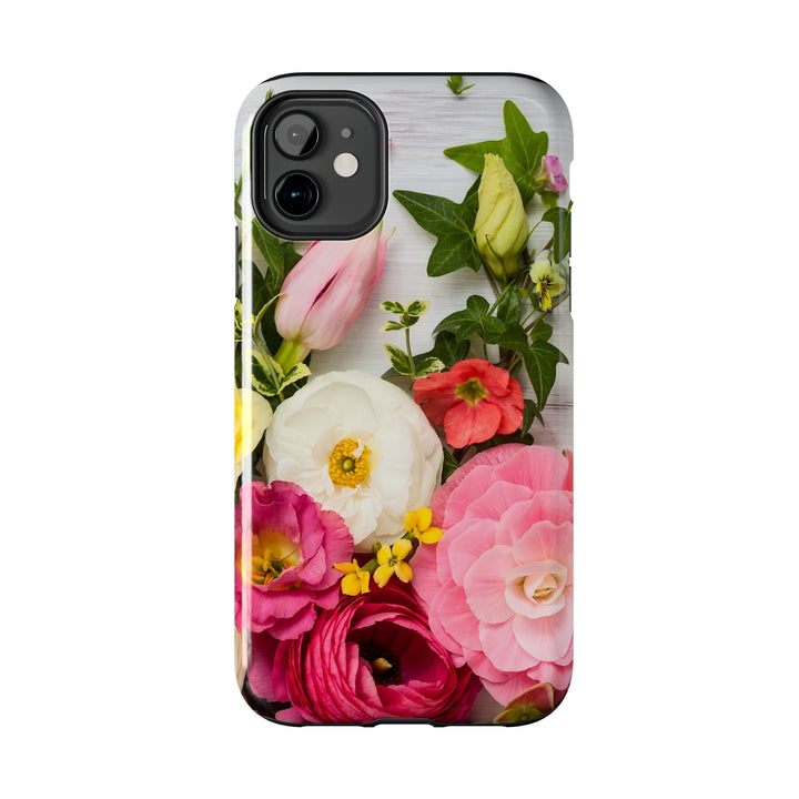 iPhone Flowers Tough Phone Case