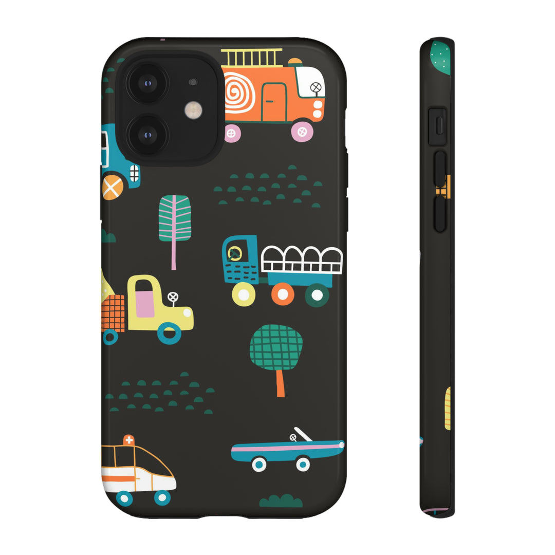 Cars and Trucks Tough Phone Case