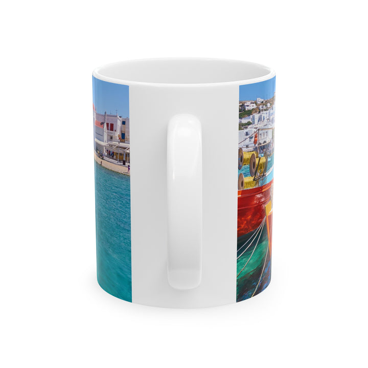 Scenic Greece Ceramic Mug, (11oz, 15oz)