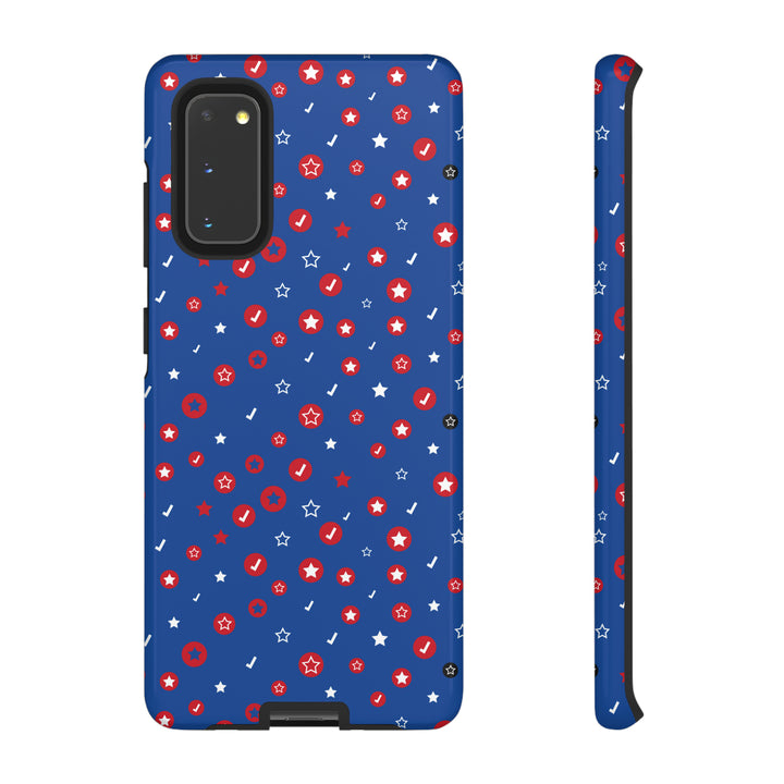 Checks and Stars Tough Phone Case