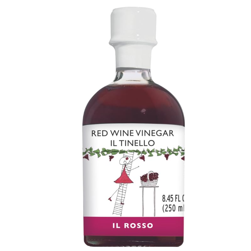 IL TINELLO, Red Wine Vinegar Aceto di Vino Rosso, (8.45 fluid oz) 250ml