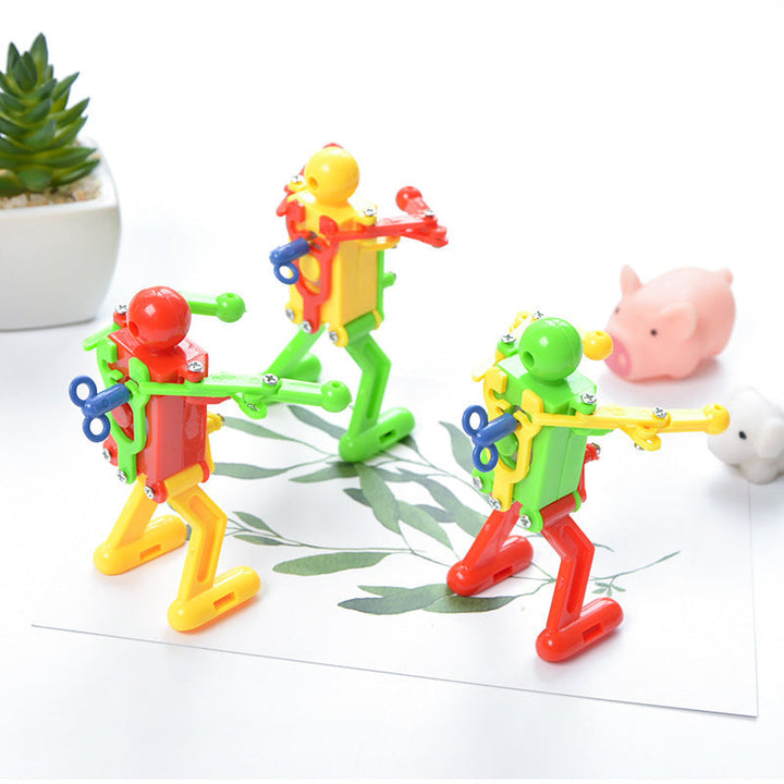 Clockwork Dancing Robot Toy – Funny Wind-Up Gymnastics Robot for Kids