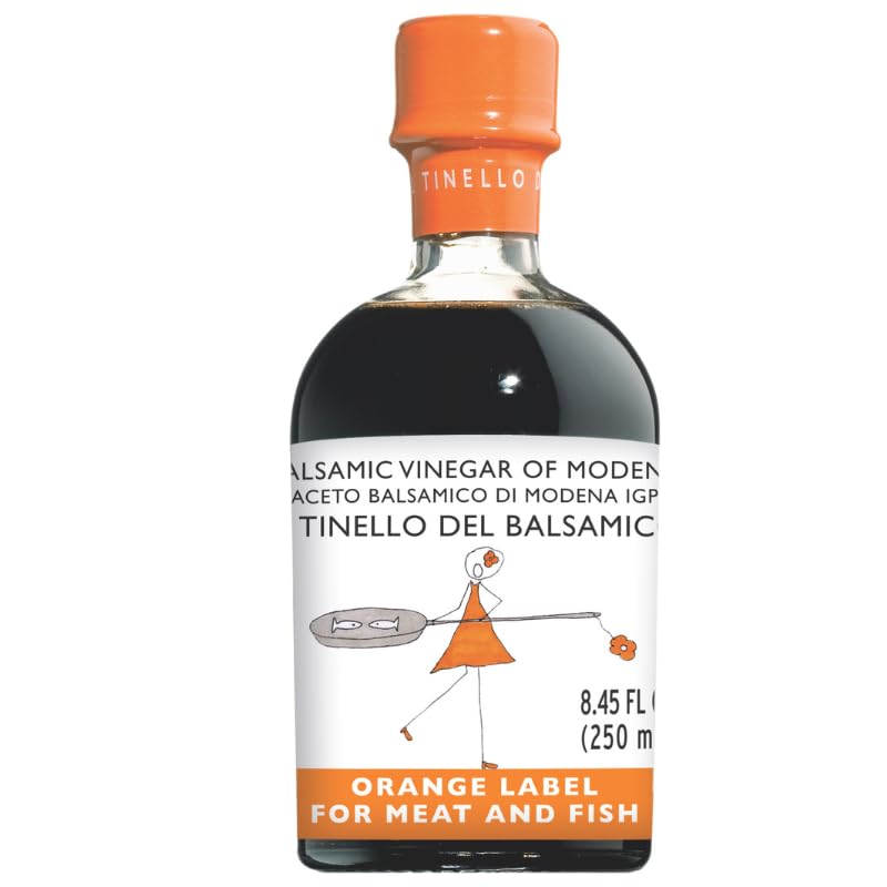IL TINELLO, Aceto Balsamico di Modena IGP, Orange Label, (8.5 fluid oz) 250ml