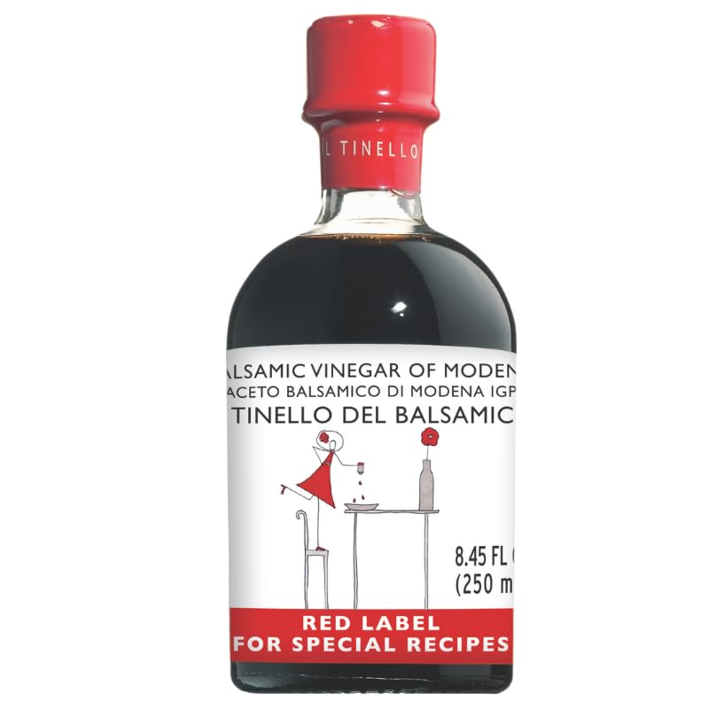 IL TINELLO, Aceto Balsamico di Modena IGP, Red Label, (8.5 fluid oz) 100ml