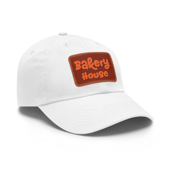 Bakery House Dad Hat with Leather Patch (Rectangle)