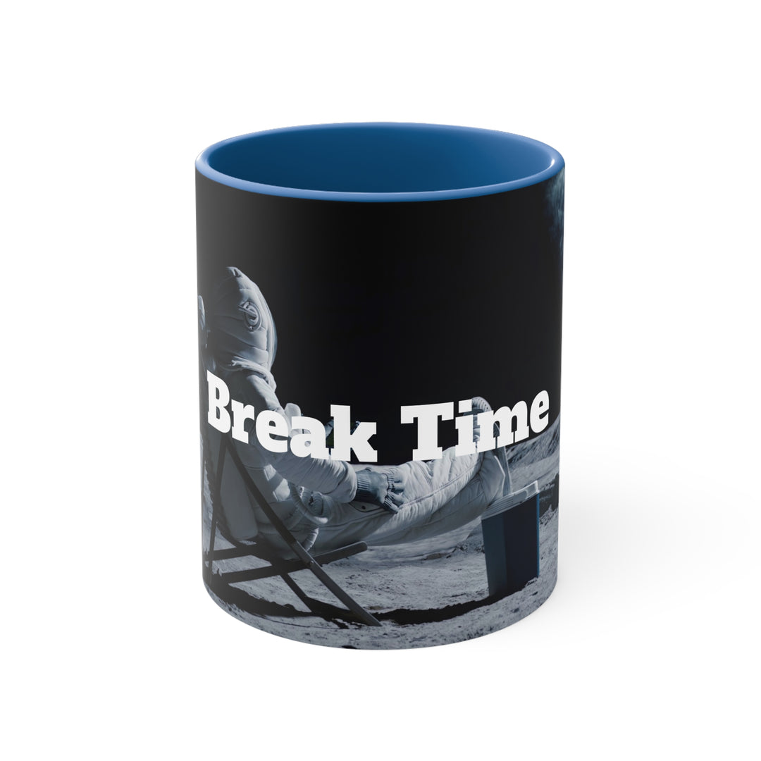 Break Time Accent Coffee Mug, 11oz