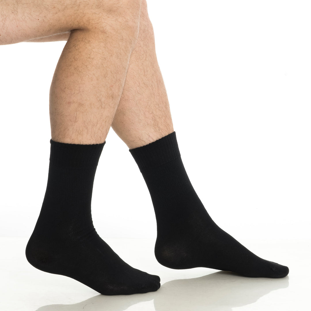 Men’s and Women’s Bamboo Diabetic Crew Socks 4-Pack