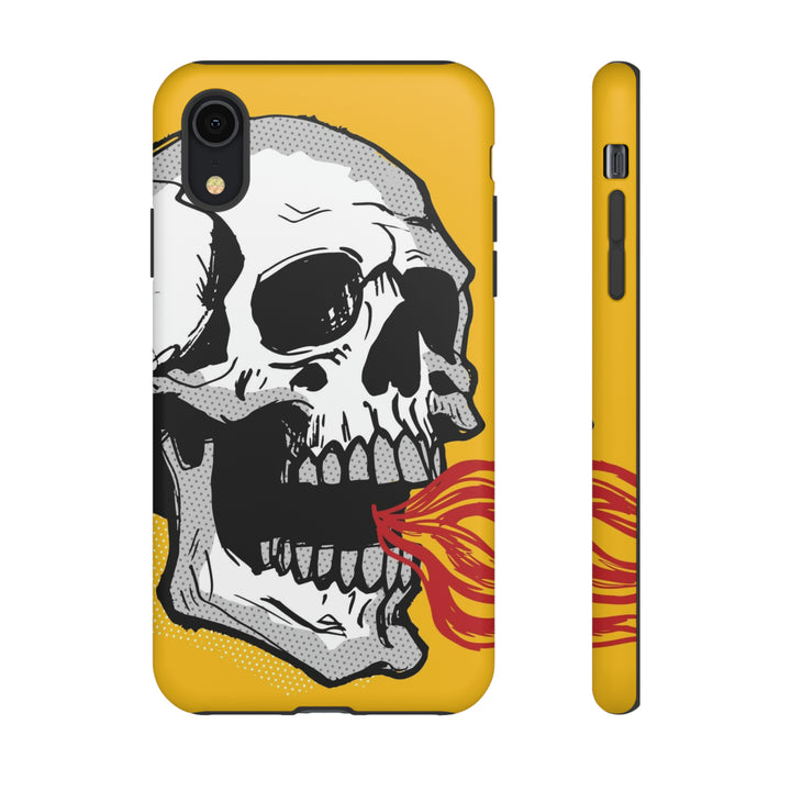 Skull Fire Tough Phone Case