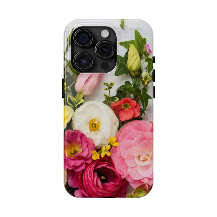 iPhone Flowers Tough Phone Case