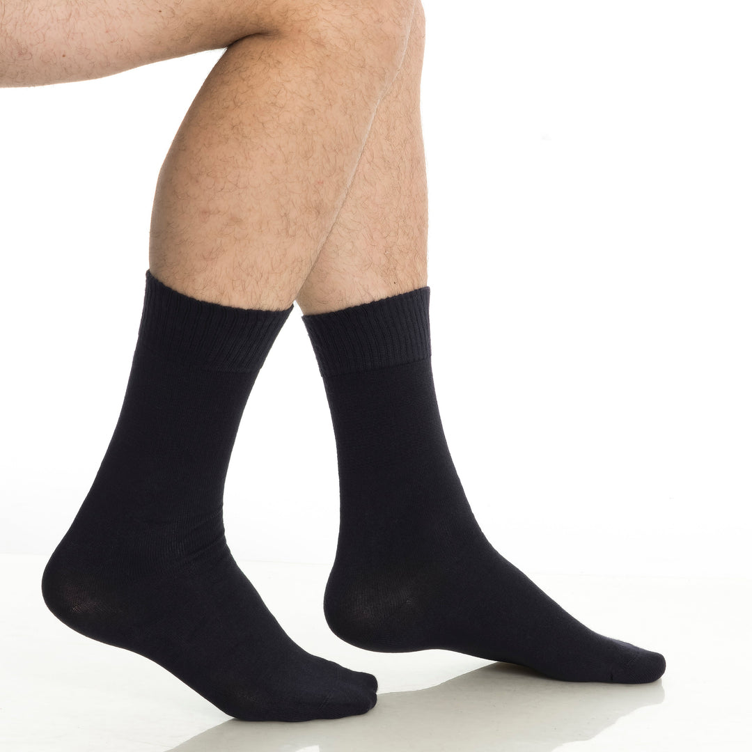 Men’s and Women’s Bamboo Diabetic Crew Socks 4-Pack