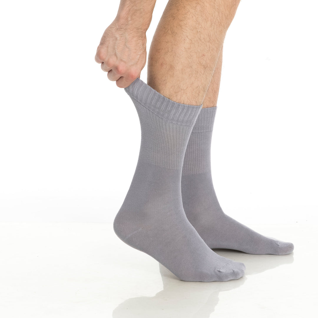 Men’s and Women’s Bamboo Diabetic Crew Socks 4-Pack