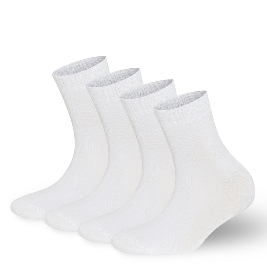 Men’s and Women’s Bamboo Diabetic Ankle Socks 4-Pack