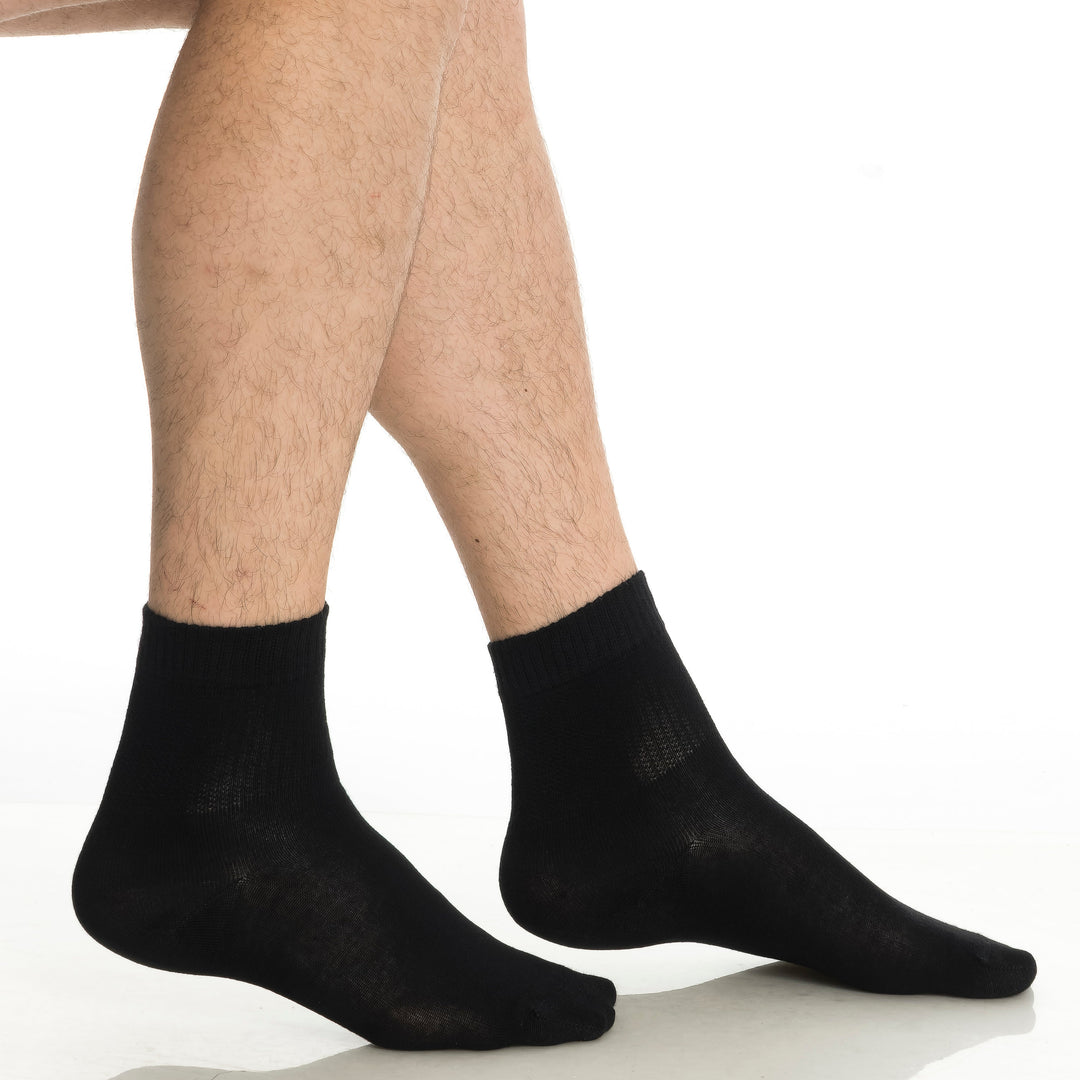 Men’s and Women’s Bamboo Diabetic Ankle Socks 4-Pack