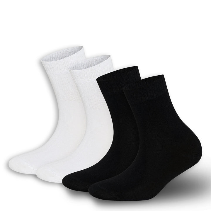 Men’s and Women’s Bamboo Diabetic Ankle Socks 4-Pack