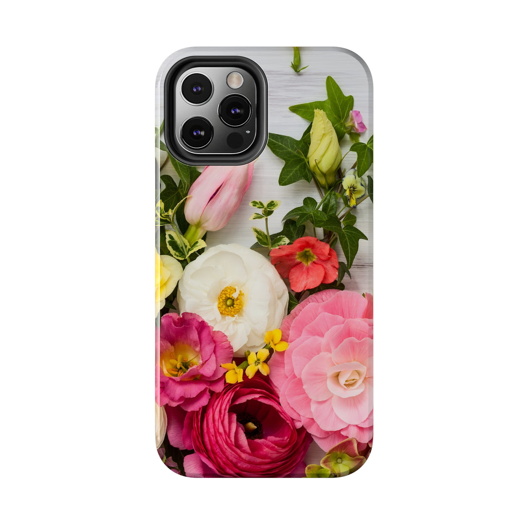 iPhone Flowers Tough Phone Case