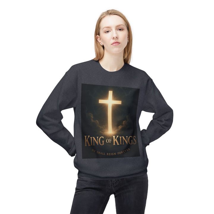Christian Crewneck Sweatshirt - "King of Kings / Lord of Lords" Religious Pullover