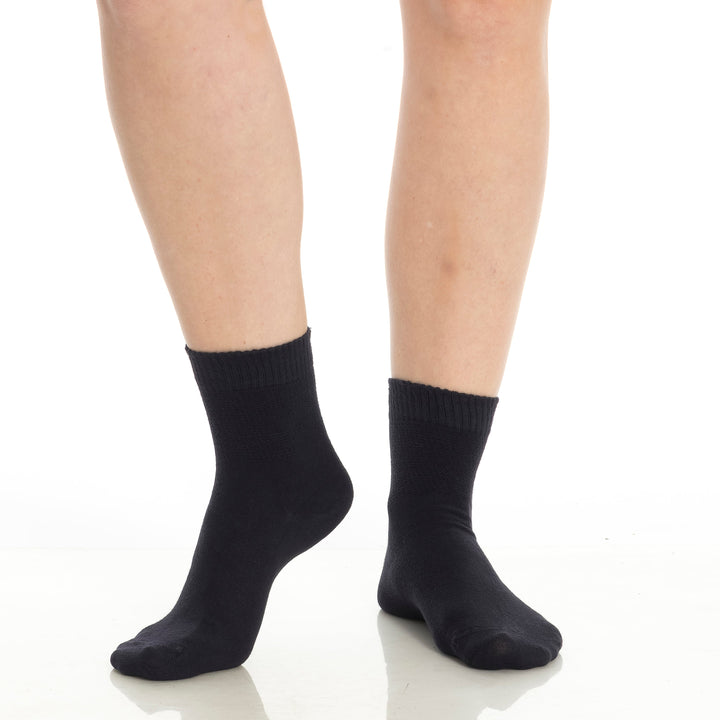 Men’s and Women’s Bamboo Diabetic Ankle Socks 4-Pack