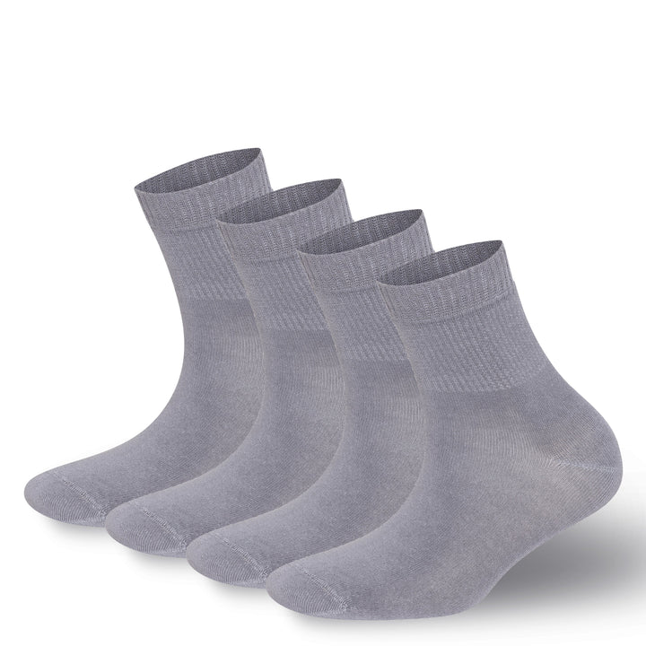 Men’s and Women’s Bamboo Diabetic Ankle Socks 4-Pack