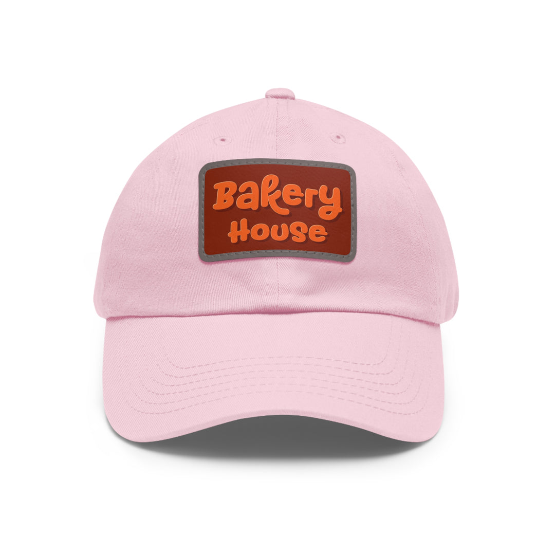 Bakery House Dad Hat with Leather Patch (Rectangle)