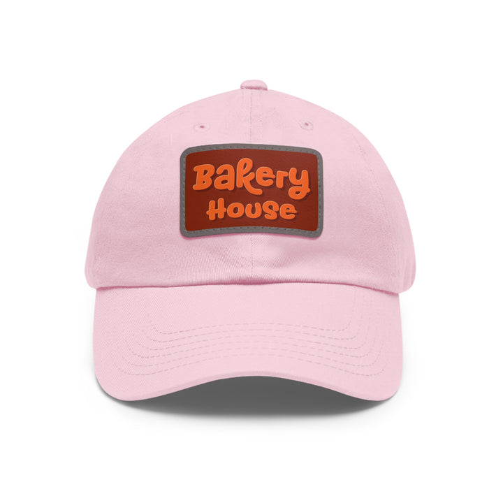 Bakery House Dad Hat with Leather Patch (Rectangle)