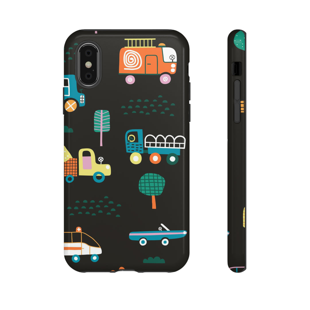 Cars and Trucks Tough Phone Case