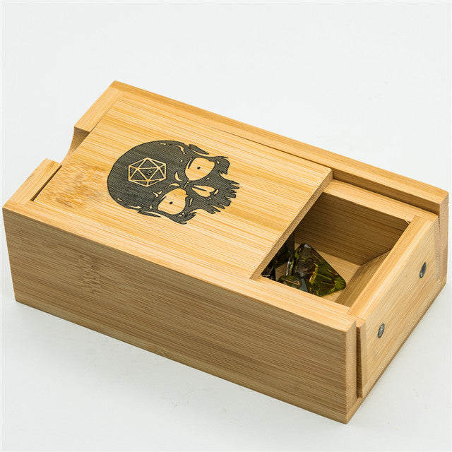 Bamboo Dice Tower Skull Dice Logo