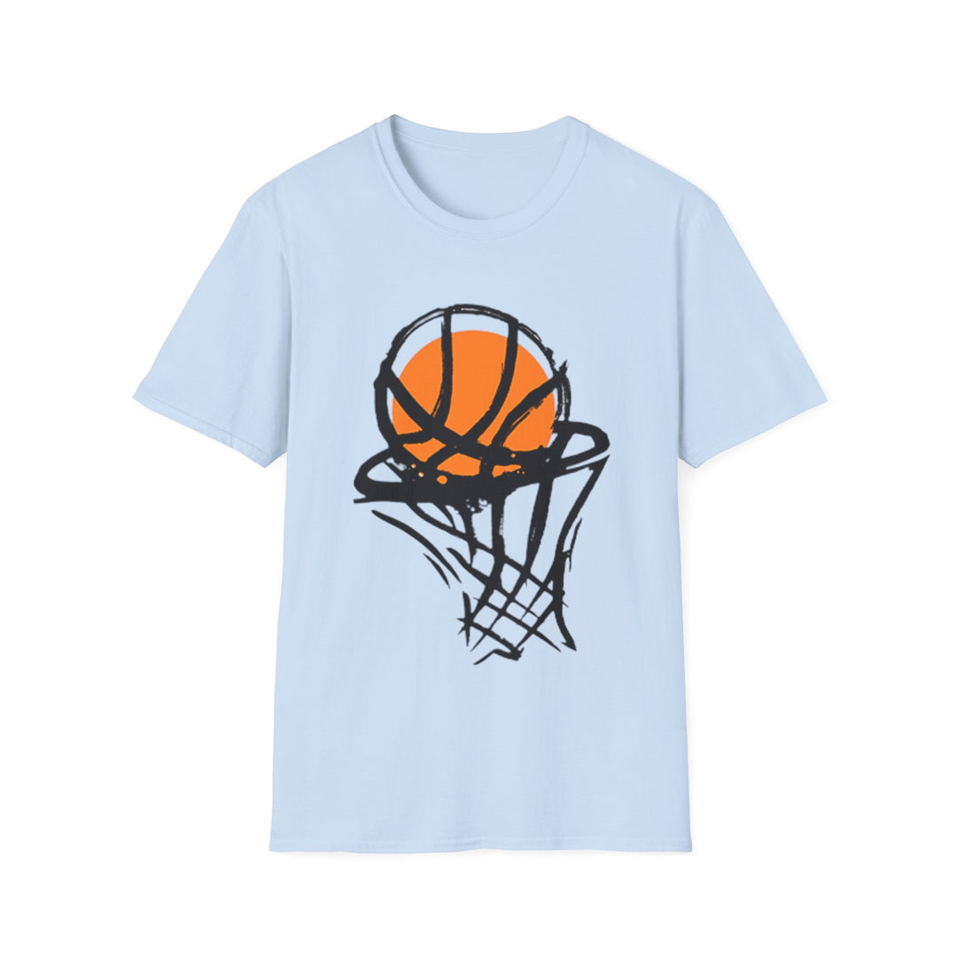 Basketball Hoop Unisex Softstyle T-Shirt