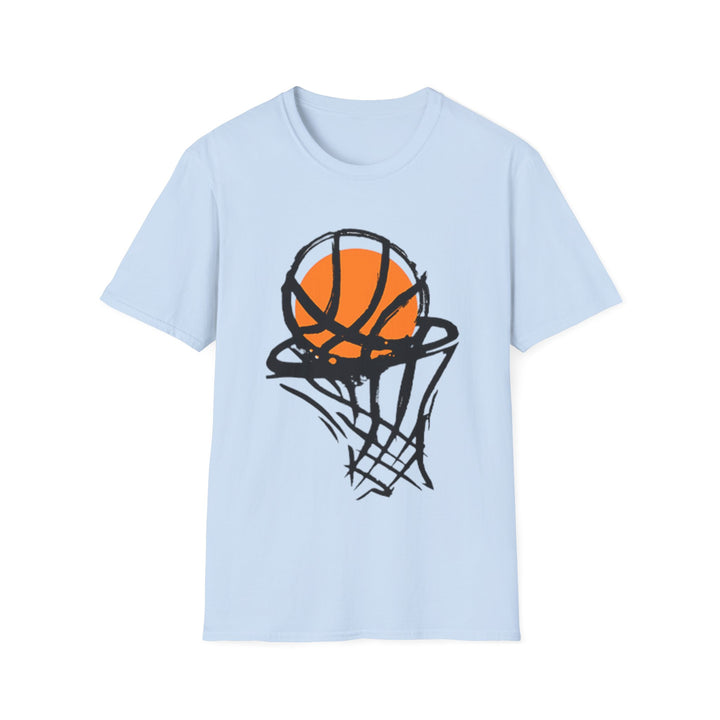 Basketball Hoop Unisex Softstyle T-Shirt