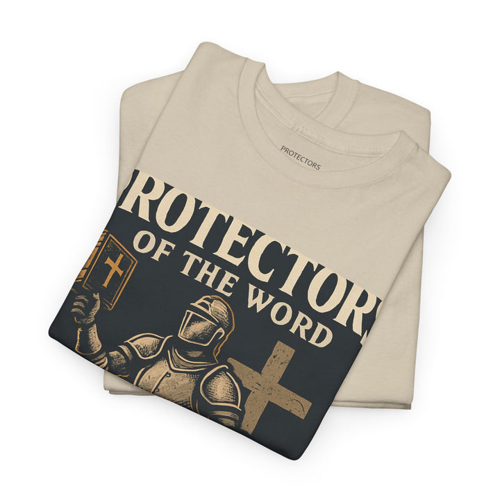 Protectors of the Word Premium Christian T-Shirt — 'Victory' Knight Design with John 14:6 Scripture