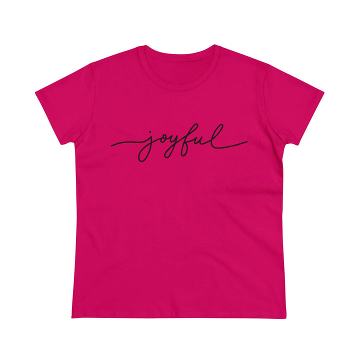 Joyful Women's Midweight Cotton Tee