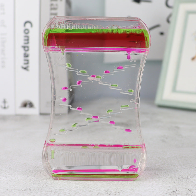 Creative Quicksand Liquid Hourglass Modern Desk and Home Décor Ornament Zoomed