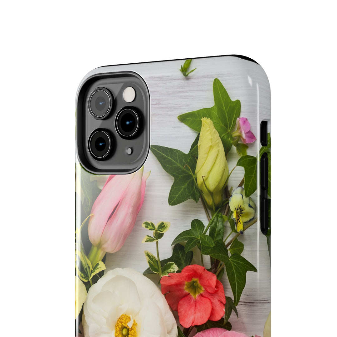 iPhone Flowers Tough Phone Case