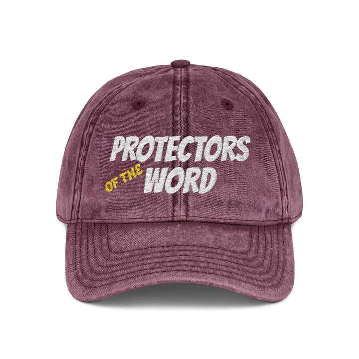 Protectors of the Word Embroidered Vintage Cap