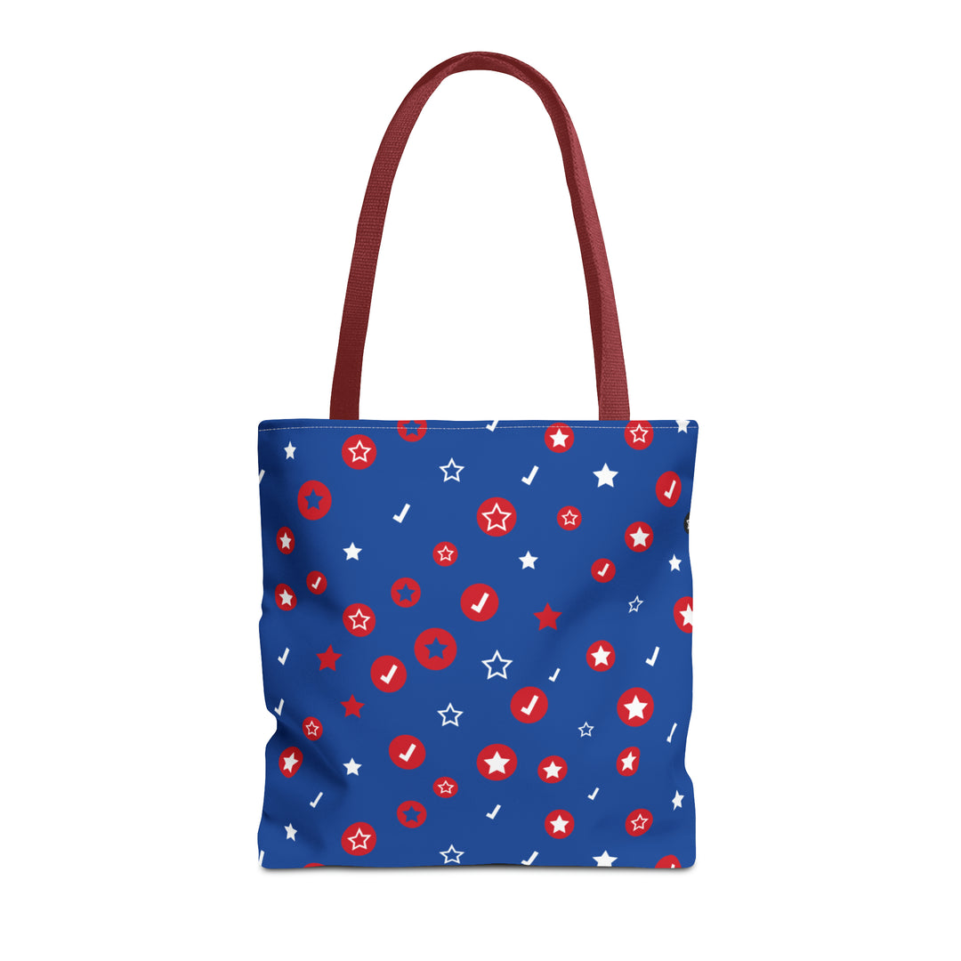 Symbol Pattern Tote Bag (AOP)