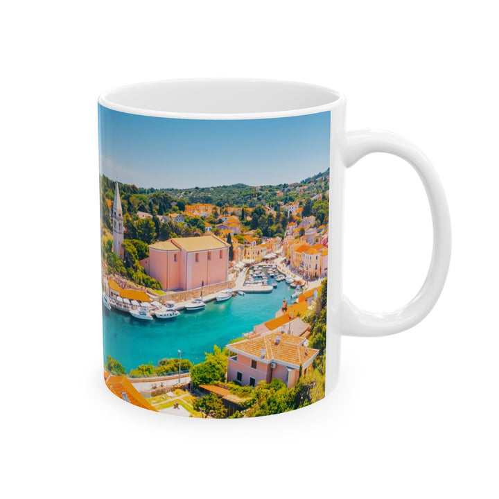 Scenic View Croatia Ceramic Mug, (11oz, 15oz)