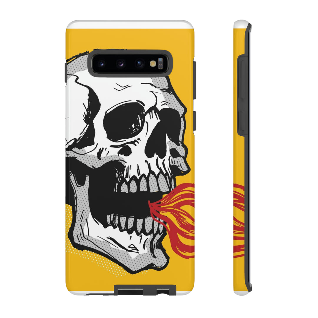 Skull Fire Tough Phone Case