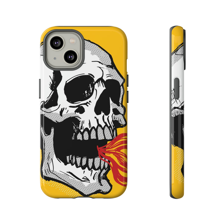 Skull Fire Tough Phone Case