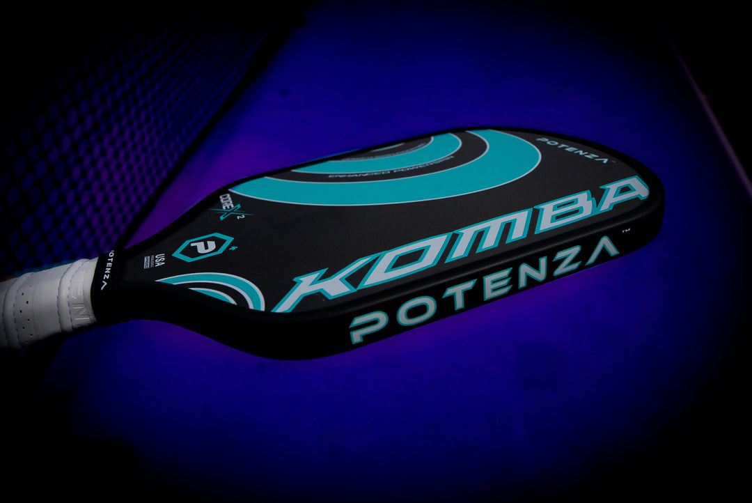 KOMBA+ COREx2 Pickleball Paddle Closeup.