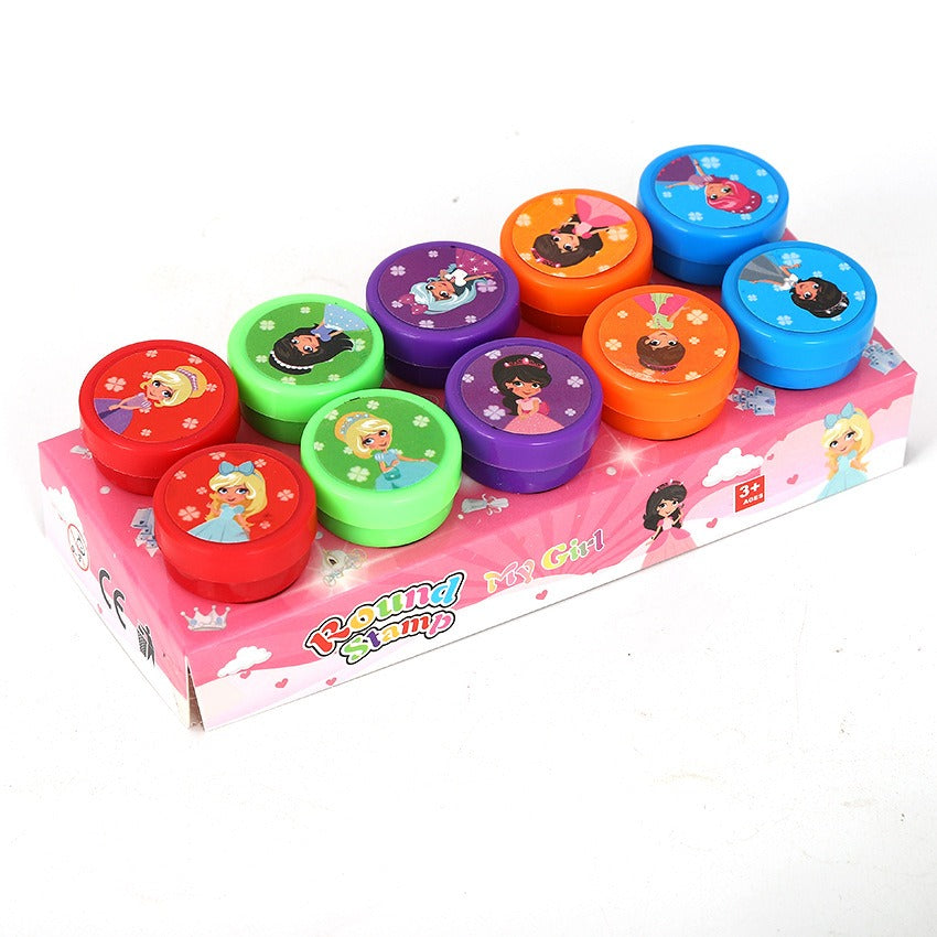 10 Pcs Toy Stamp Set