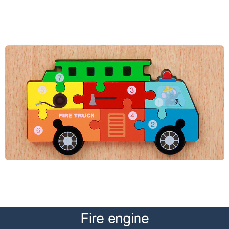 3D Wooden Puzzle