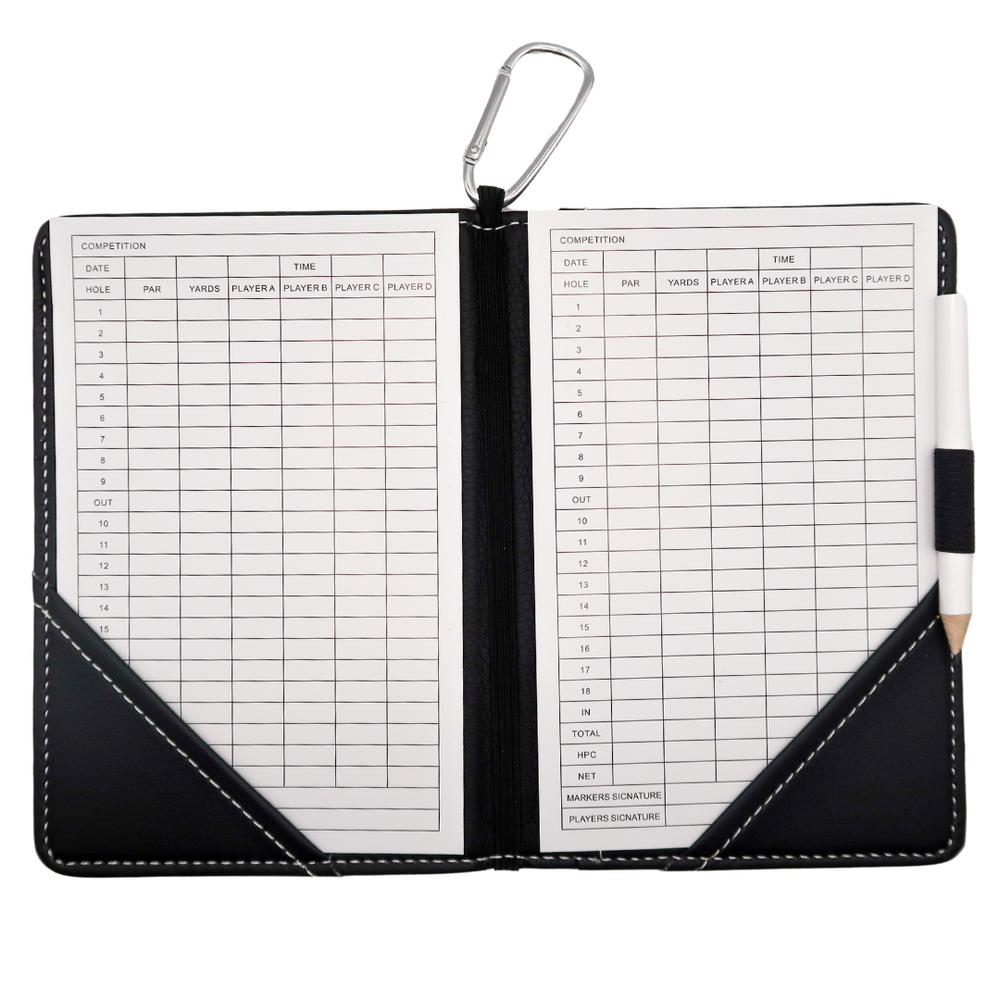 Talon Golf Scorecard Holder Opened.