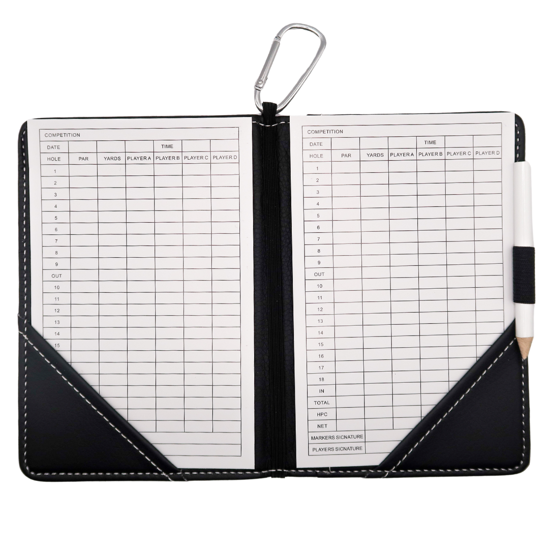 Talon Golf Scorecard Holder Opened.